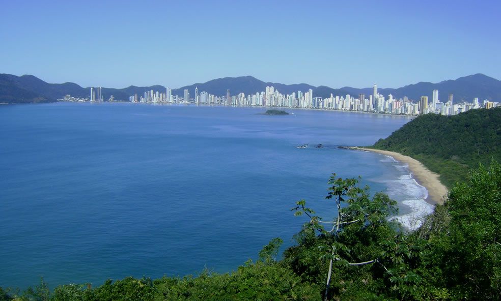 Vista de Balneário Camboriú a partir do Morro do Careca